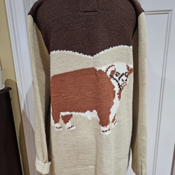 Double D Ranch Hereford Cardigan - SIZE XL - Picture 2 of 8
